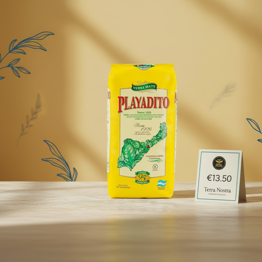 Playadito Yerba Mate 1kg со Terra Nostra картичка и цена €13.50