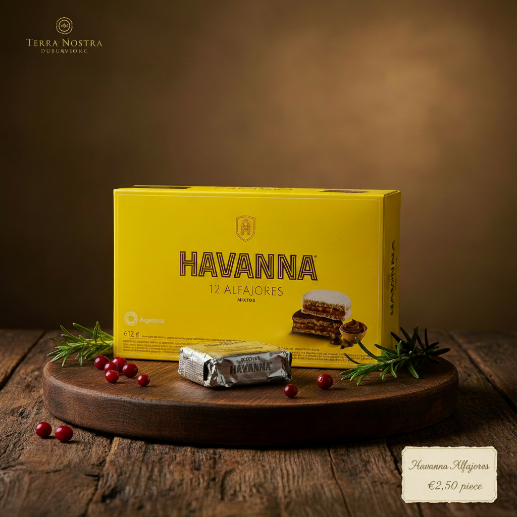 Havanna alfajores with the English price text €2.50 per piece
