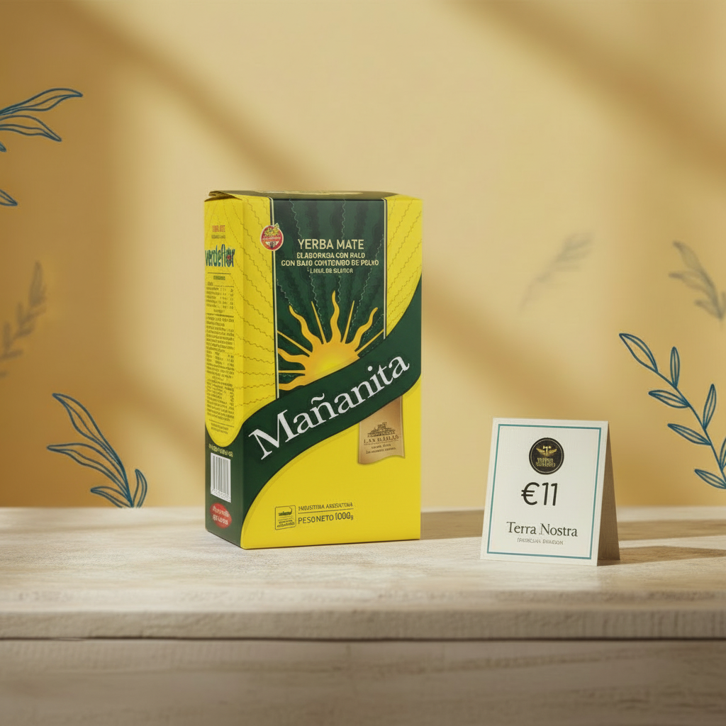 Mananita Yerba Mate 1kg во Yerba шаблон со Terra Nostra картичка со цена 11 €