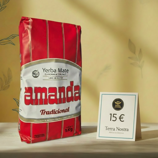 Amanda Yerba Mate 1kg со Terra Nostra картичка и цена 15 €