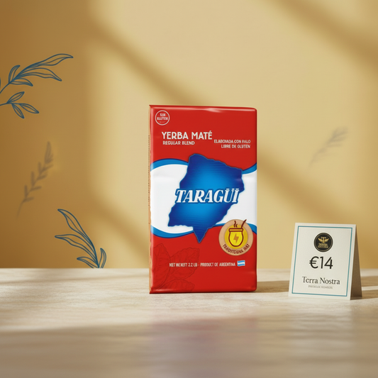 Taragüi Yerba Mate 1kg со Terra Nostra картичка и цена €14